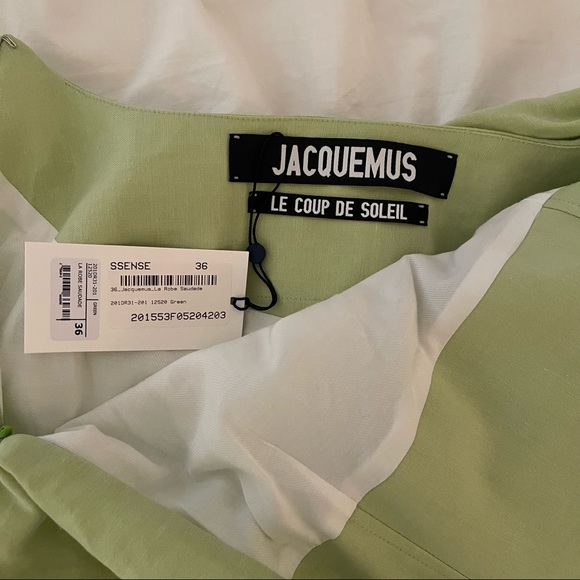 **NWT - Jacquemus Green 'La Robe Saudade' Dress - SZ 36 - Picture 5 of 16